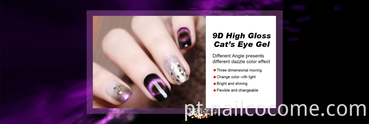 CCO de alta qualidade novo Tech 9D Cat Eye UV Gel OEM